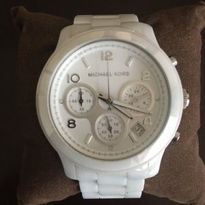 Michael Kors White Ceramic Watch
